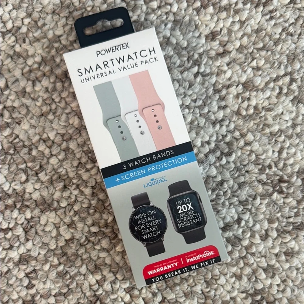 White, Light Green and Pink Smartwatch Cases for Wearables